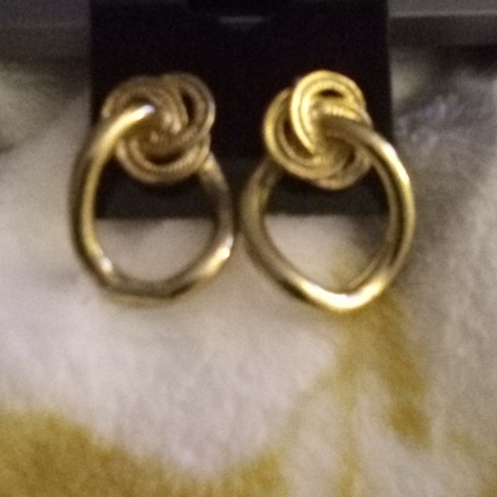 Antique gold earrings